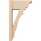 Ekena Millwork 8-in W x 16-in D x 28-in H Balboa Trad Rough Cedar Woodgrain TimberThane Outlooker, Primed Tan OUTUR080X16X28BOA04RCPR - alternate 5